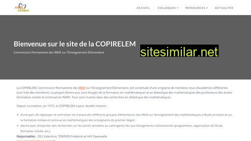 copirelem.fr alternative sites