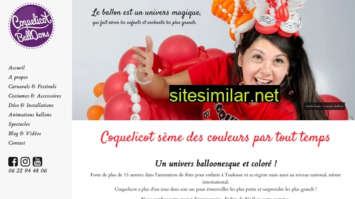 coquelicot-balloons.fr alternative sites