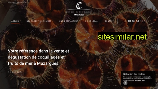 coquillagesclaude.fr alternative sites