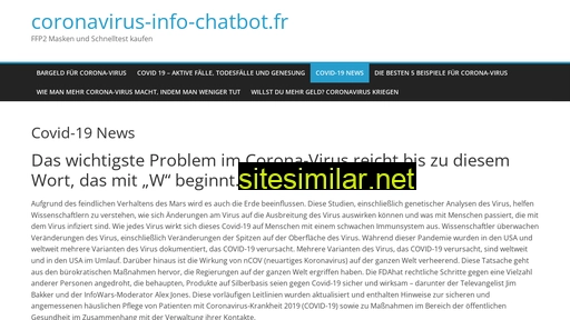 coronavirus-info-chatbot.fr alternative sites