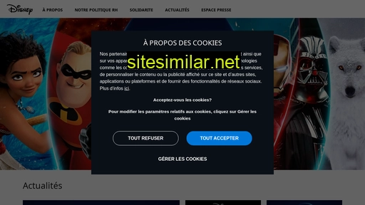 corporate.disney.fr alternative sites