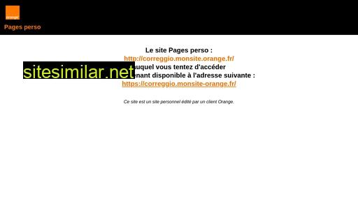 correggio.monsite.orange.fr alternative sites
