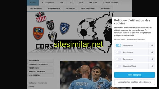 corsefootball.fr alternative sites