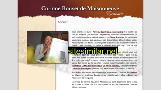 corinnebouvetdemaisonneuve.fr alternative sites