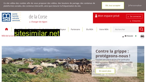 corse.msa.fr alternative sites