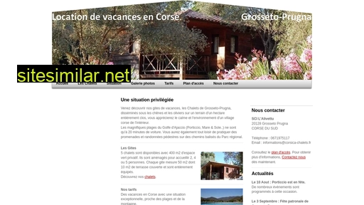 corsica-chalets.fr alternative sites