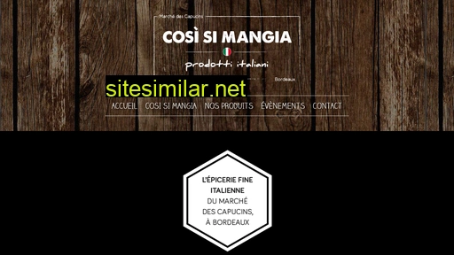 cosisimangia.fr alternative sites