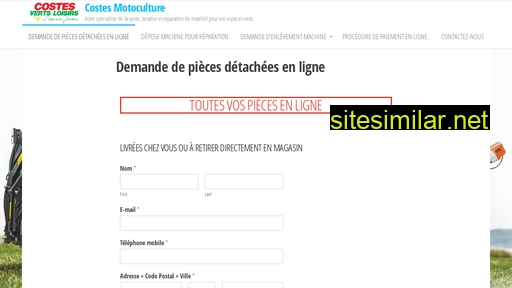 costes-motoculture.fr alternative sites