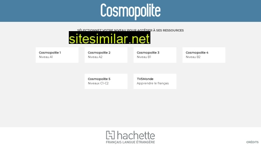 cosmopolite.hachettefle.fr alternative sites