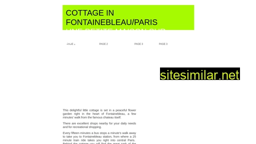 cotage-fontainebleau.fr alternative sites