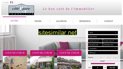 cotegareimmobilier.fr alternative sites