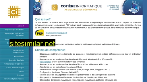 cotiere-informatique.fr alternative sites