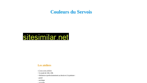 couleursduservois.fr alternative sites