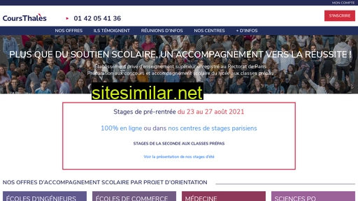 cours-thales.fr alternative sites