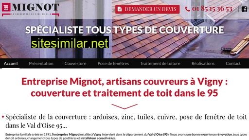 couverturemignot.fr alternative sites