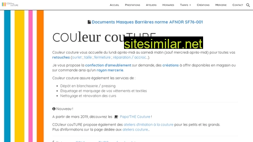 couleurcouture.fr alternative sites
