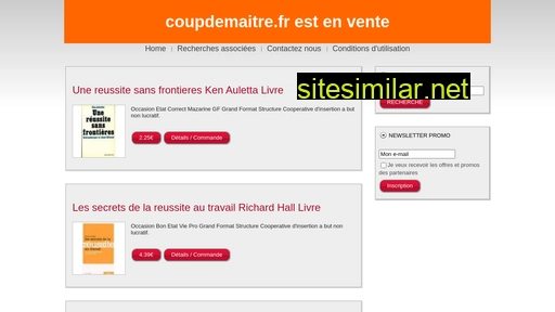coupdemaitre.fr alternative sites