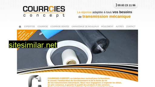 courroiesconcept.fr alternative sites