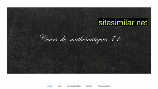 cours-de-maths-71.fr alternative sites