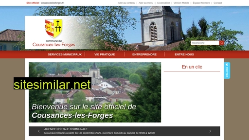 cousanceslesforges.fr alternative sites
