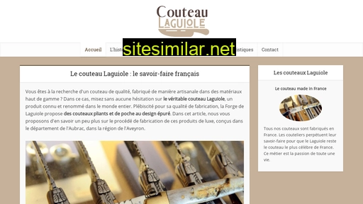 couteau-laguiole-aveyron.fr alternative sites