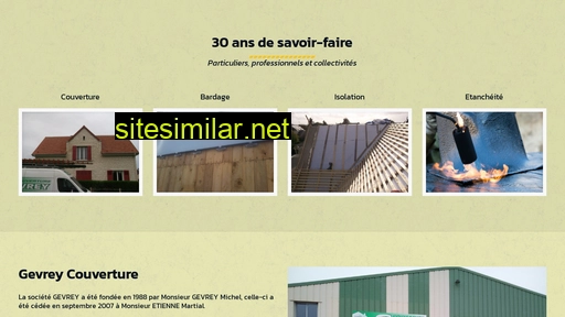 couverturegevrey.fr alternative sites