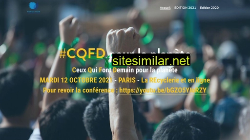 cqfd-pourlaplanete.fr alternative sites