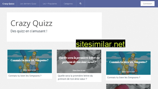 crazy-quizz.fr alternative sites