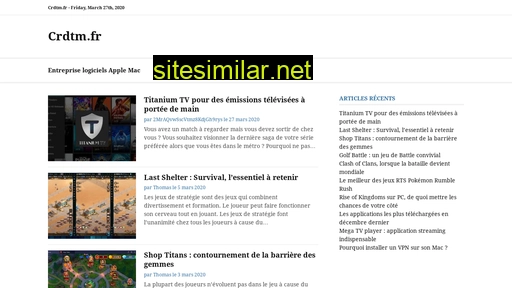 crdtm.fr alternative sites