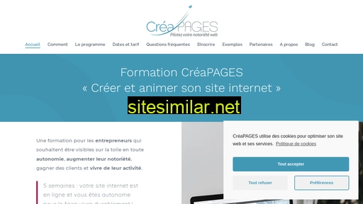 creapages.fr alternative sites