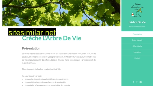 crechelarbredevie.fr alternative sites