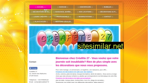 creafete27.fr alternative sites
