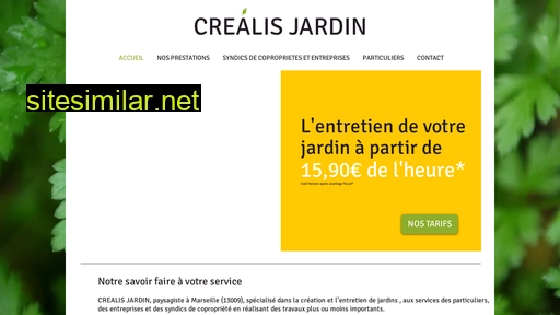 crealisjardin.fr alternative sites