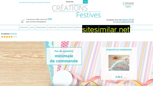 creationsfestives.fr alternative sites