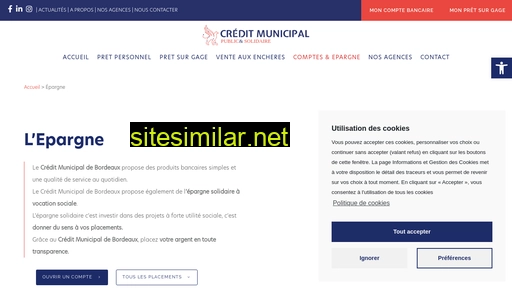 creditmunicipal-bordeaux.fr alternative sites