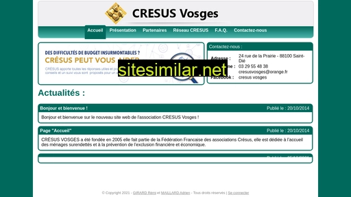 cresusvosges.fr alternative sites