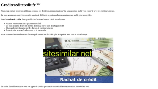creditcreditcredit.fr alternative sites