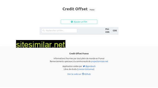 creditoffset.fr alternative sites
