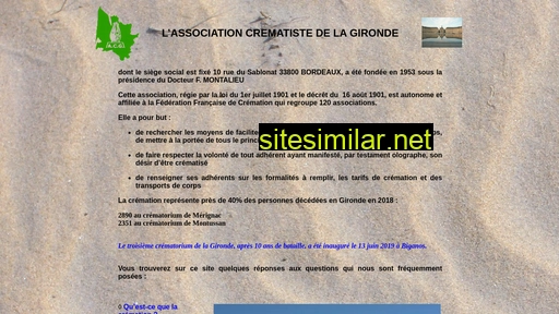 cremation-gironde.fr alternative sites