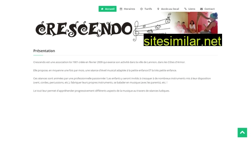 crescendo-eveilmusical.fr alternative sites