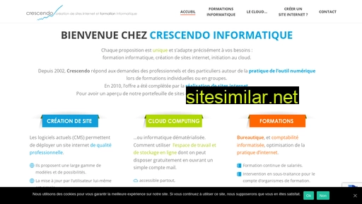 crescendo-formation.fr alternative sites