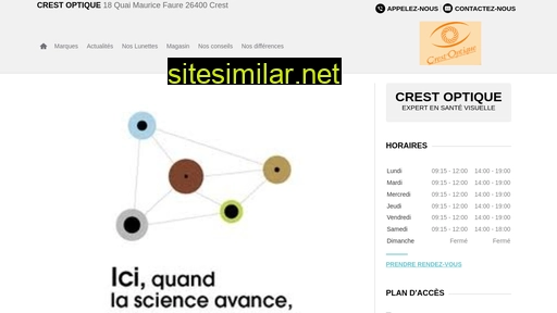 crestoptique.fr alternative sites