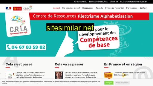 cria34.fr alternative sites