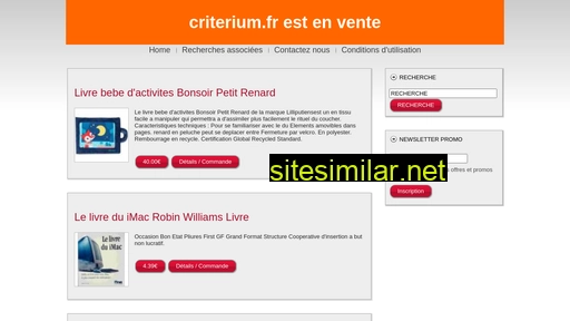 criterium.fr alternative sites
