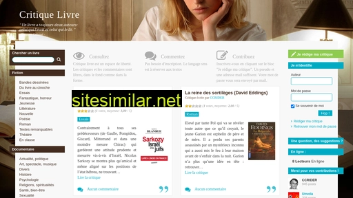 critique-livre.fr alternative sites