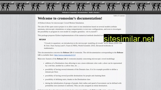 cromosim.fr alternative sites