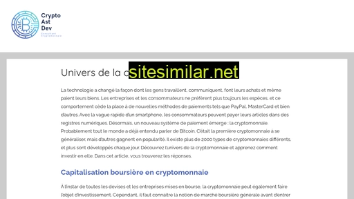 cryptoastdev.fr alternative sites