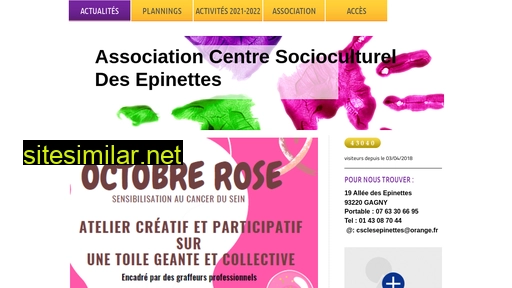 cscdesepinettes.fr alternative sites