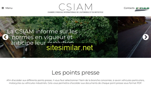 csiam.fr alternative sites