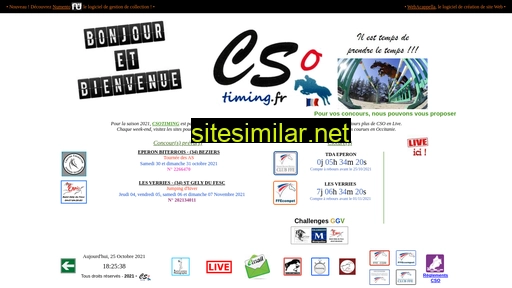 csotiming.fr alternative sites